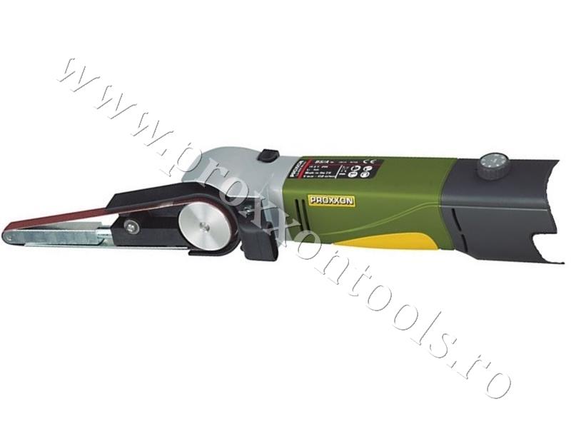 Proxxon 29810 29 810 schuurmachine/bandschuurmachine BS/A en 4 schuurbanden, Li-ion accu en snellader, hoofdbehuizing van met glas versterkt, 2,6 Ah, 10,8 V, 10,8 V